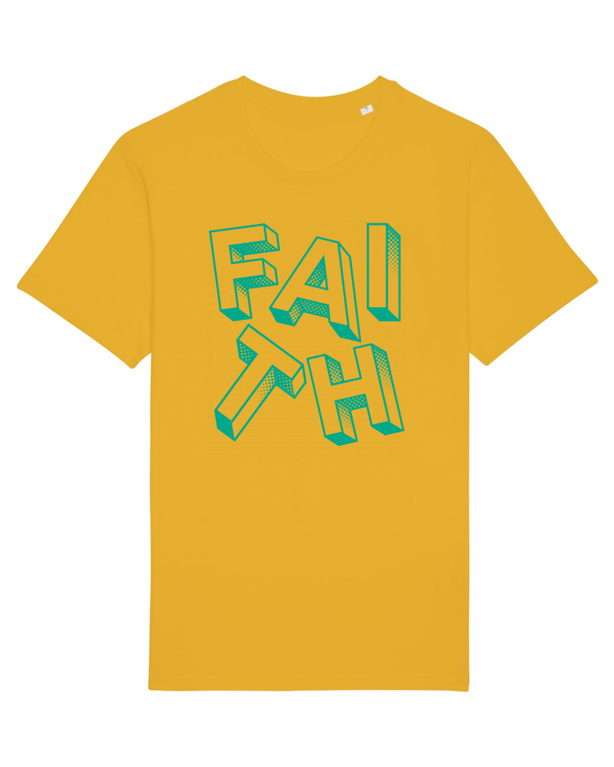 Tricou mânecă scurtă Unisex Rocker Spectra Yellow