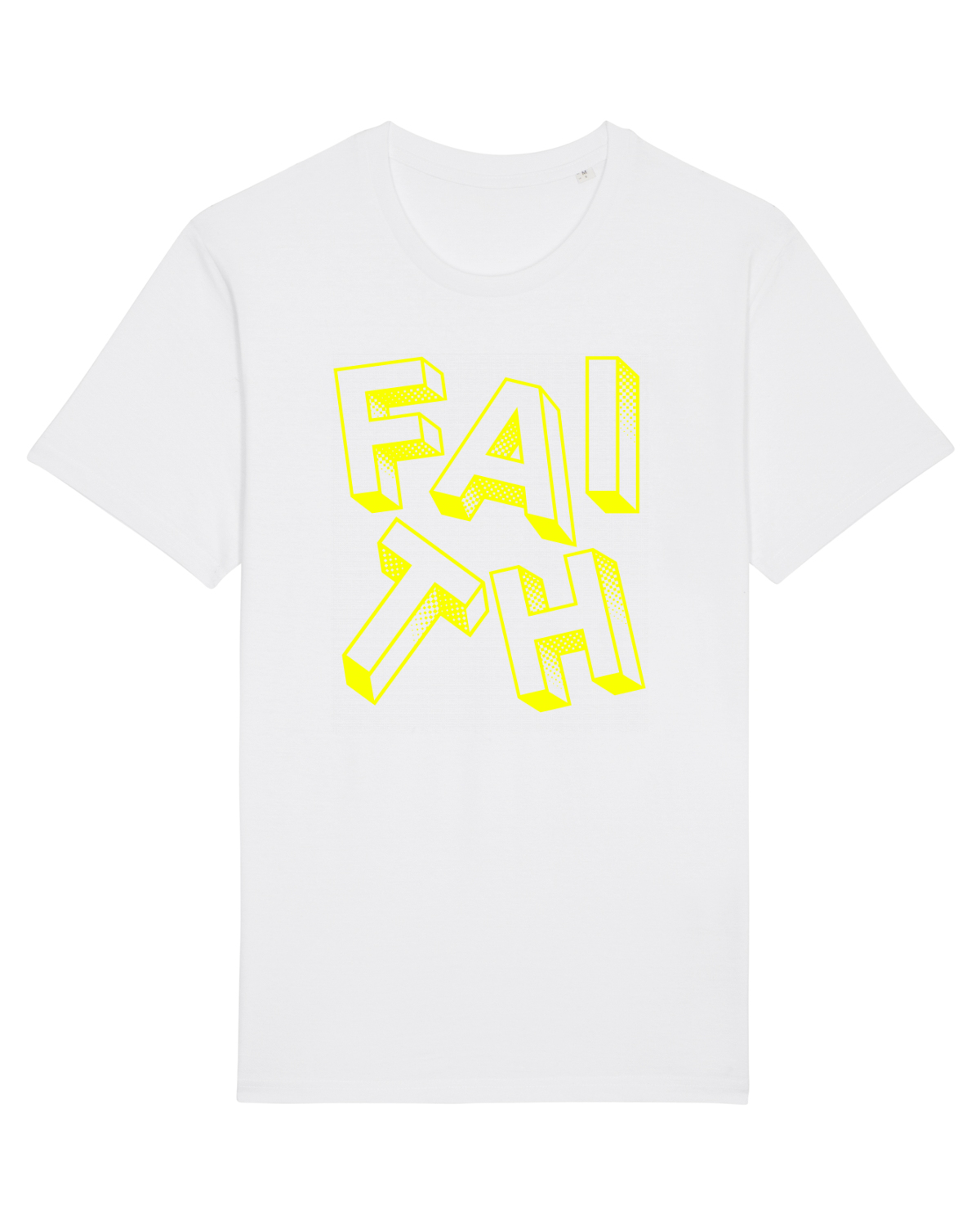 Tricou mânecă scurtă Unisex Rocker White