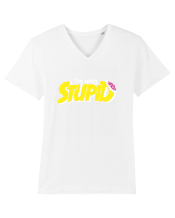 I'm with stupid White