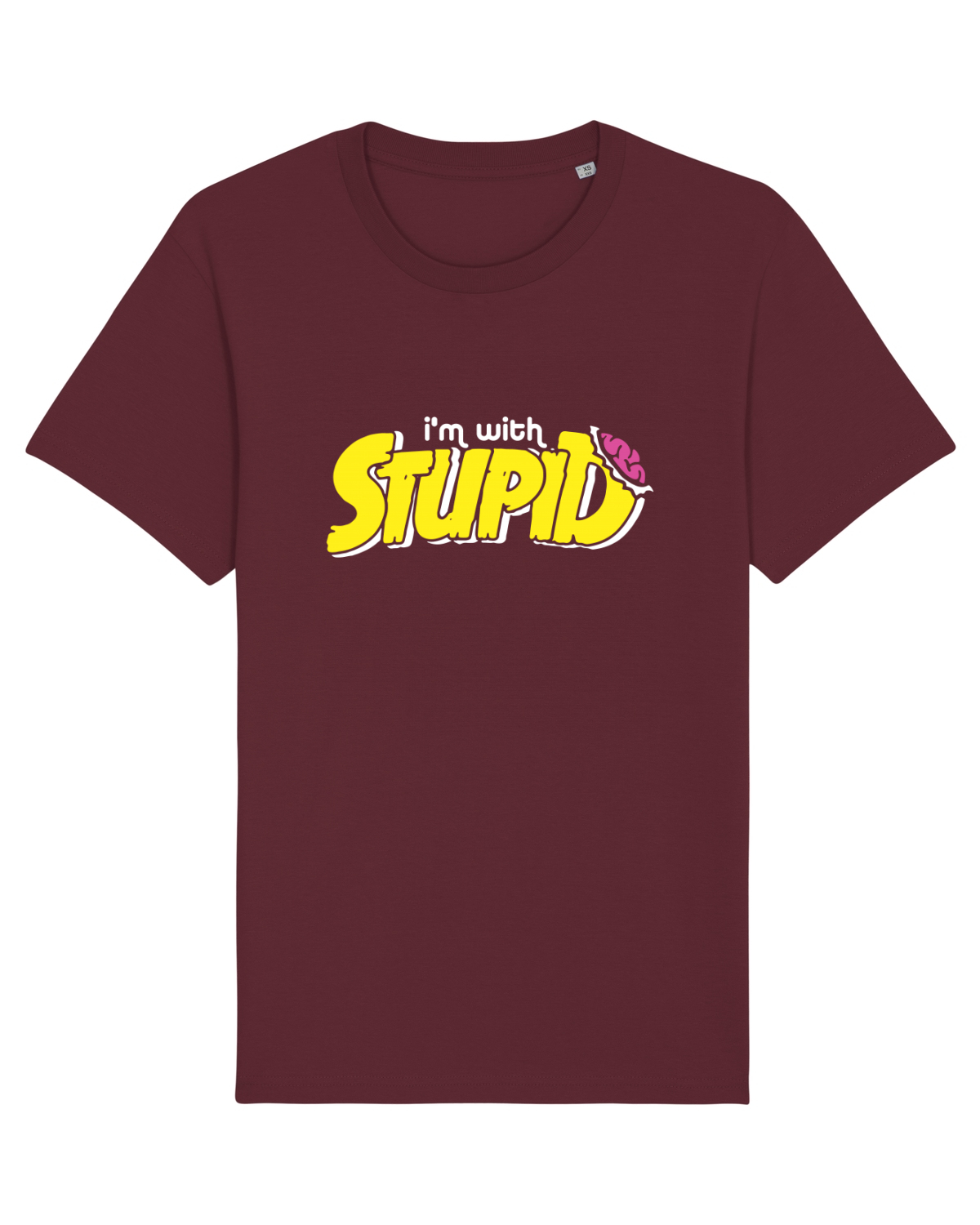 Tricou mânecă scurtă Unisex Rocker Burgundy