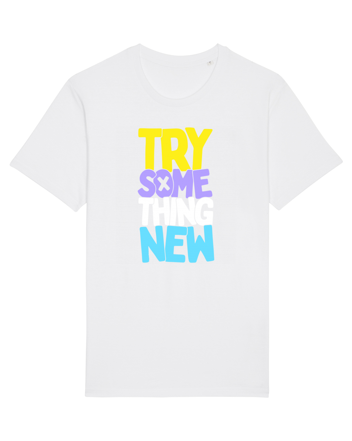 Tricou mânecă scurtă Unisex Rocker White