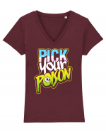 Pick your Poison Tricou mânecă scurtă guler V Damă Evoker