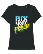 Pick your Poison Tricou mânecă scurtă guler larg fitted Damă Expresser