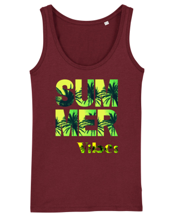 Summer Vibes  Burgundy