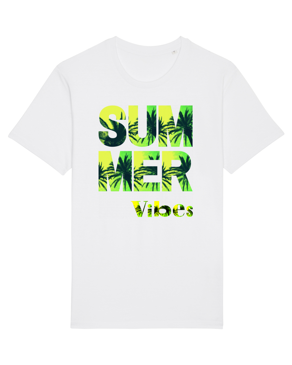 Tricou mânecă scurtă Unisex Rocker White