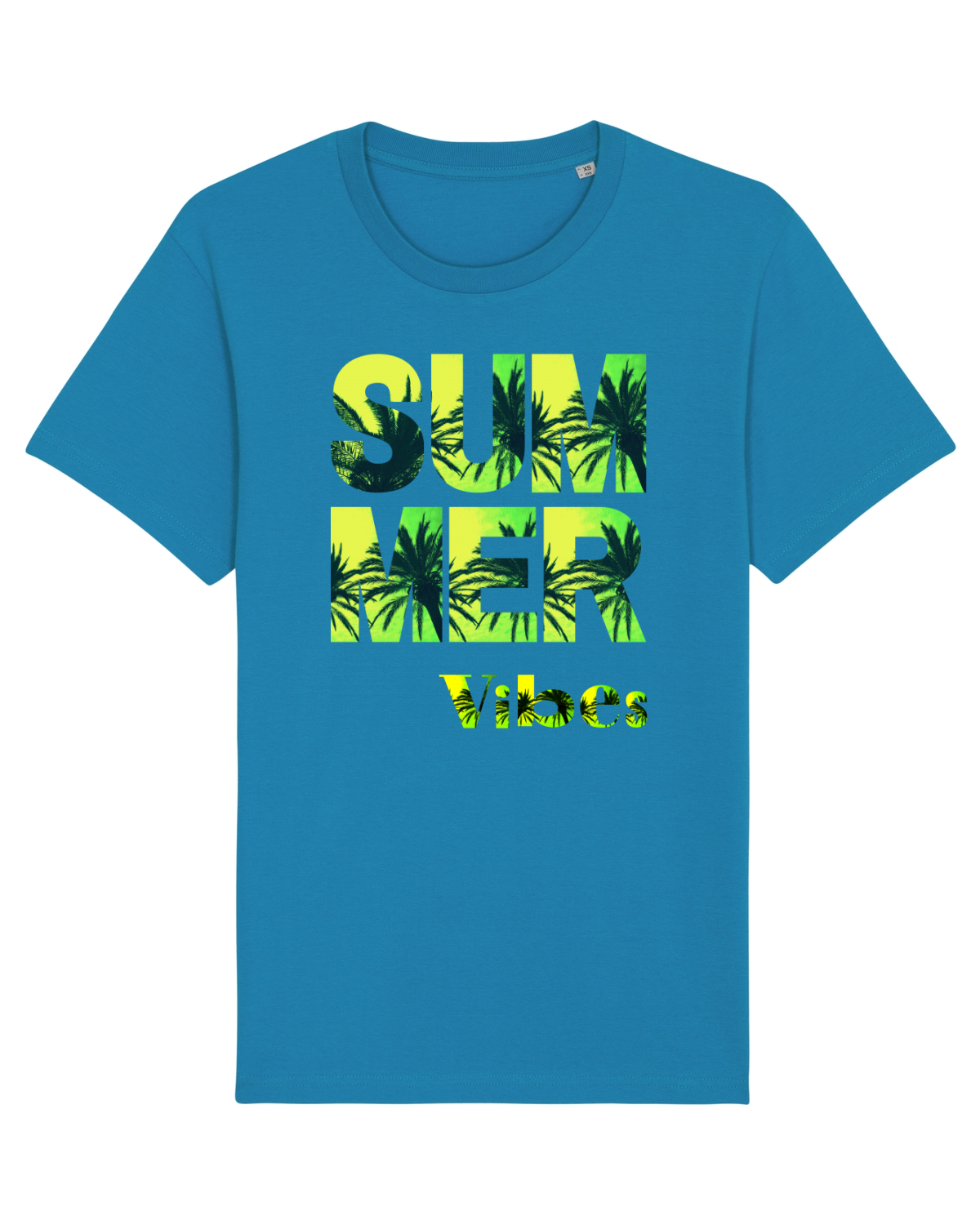 Tricou mânecă scurtă Unisex Rocker Azur
