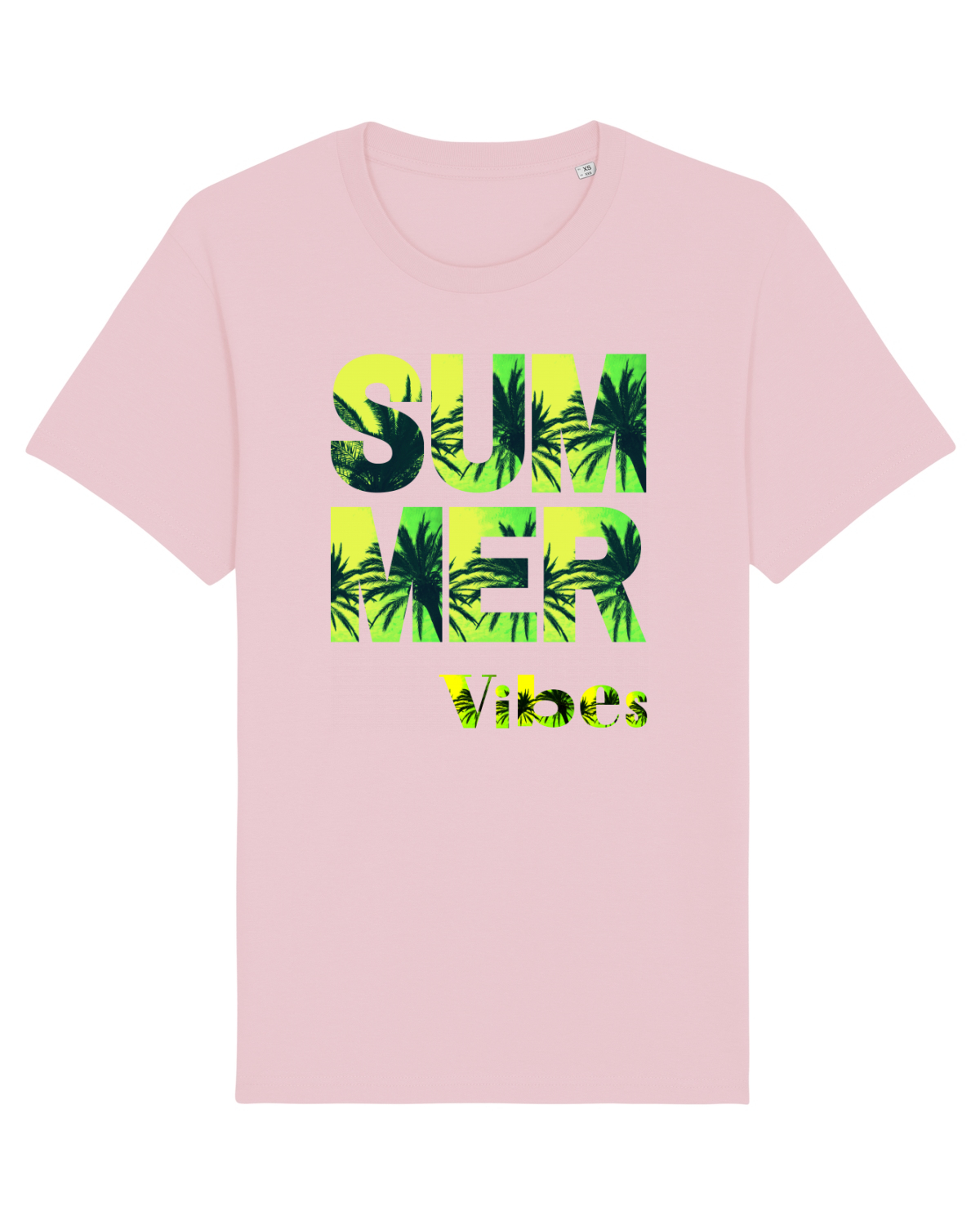 Tricou mânecă scurtă Unisex Rocker Cotton Pink