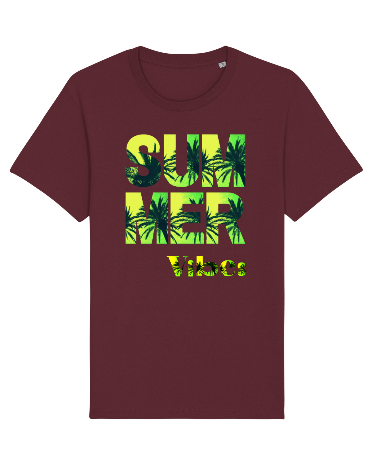 Tricou mânecă scurtă Unisex Rocker Burgundy