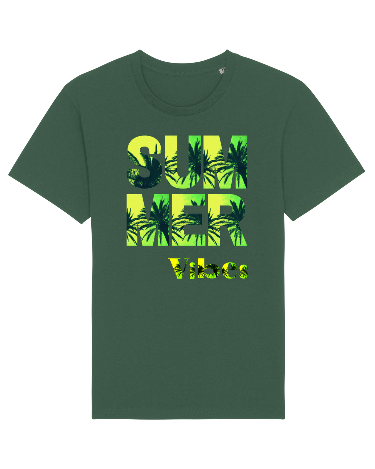 Tricou mânecă scurtă Unisex Rocker Bottle Green