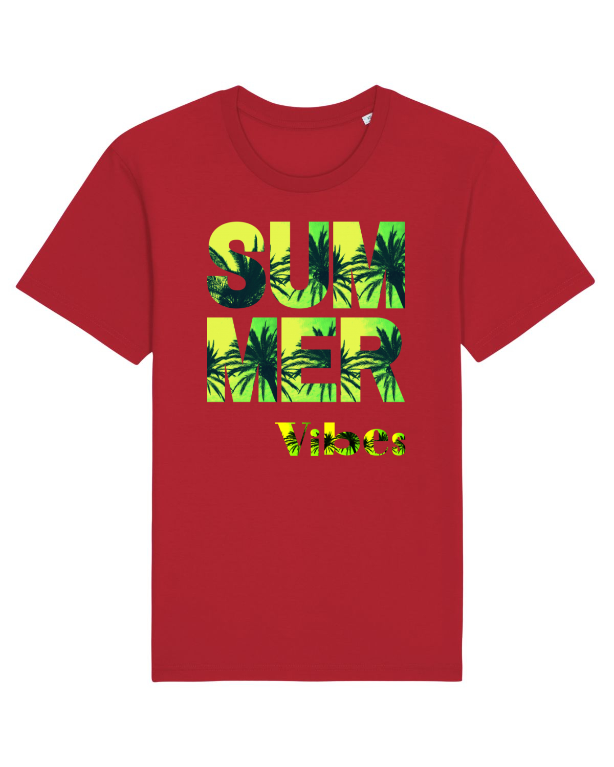 Tricou mânecă scurtă Unisex Rocker Red