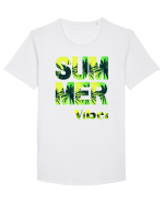 Summer Vibes  Tricou mânecă scurtă guler larg Bărbat Skater