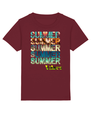 Summer Vibes  Burgundy
