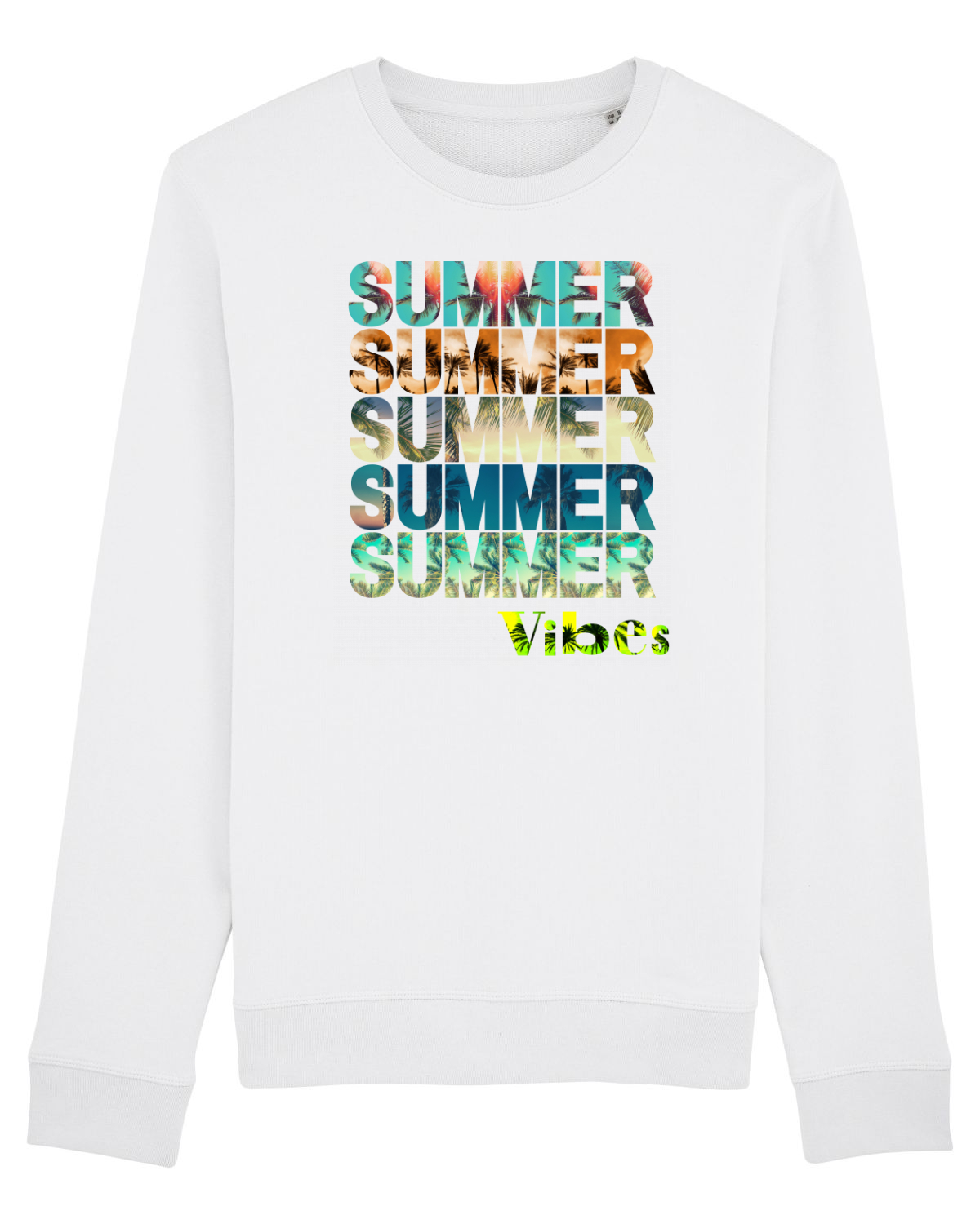 Bluză mânecă lungă Unisex Rise White