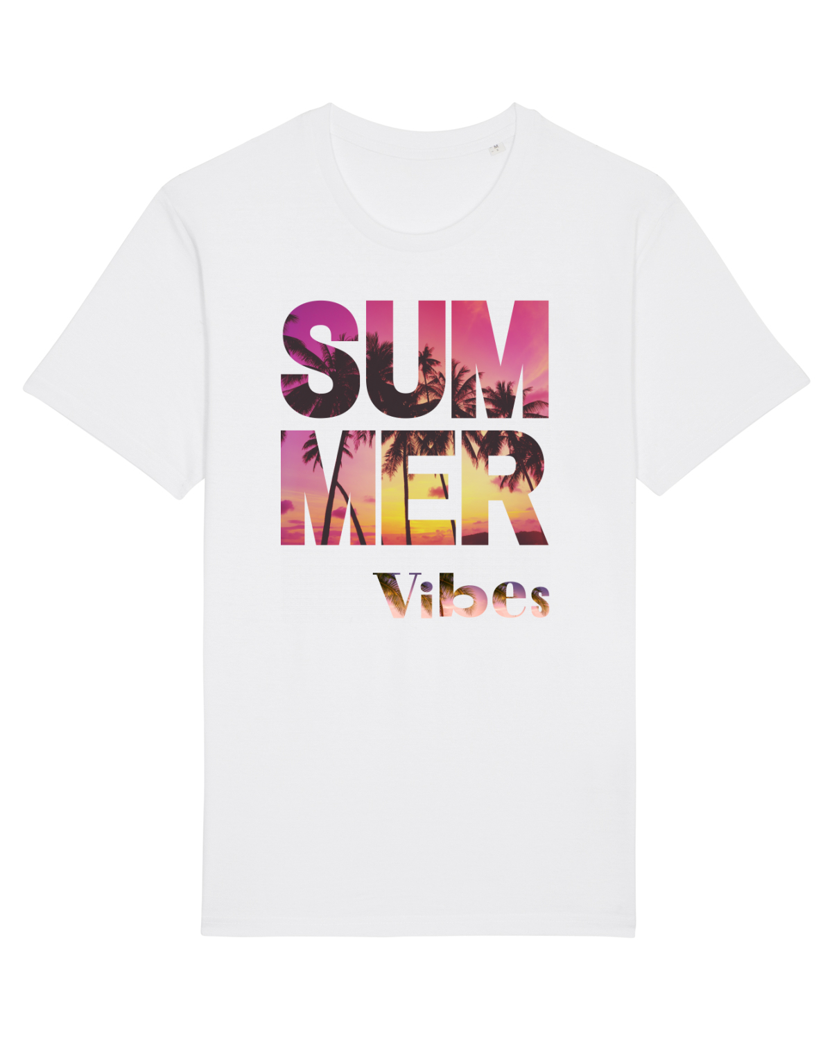 Tricou mânecă scurtă Unisex Rocker White