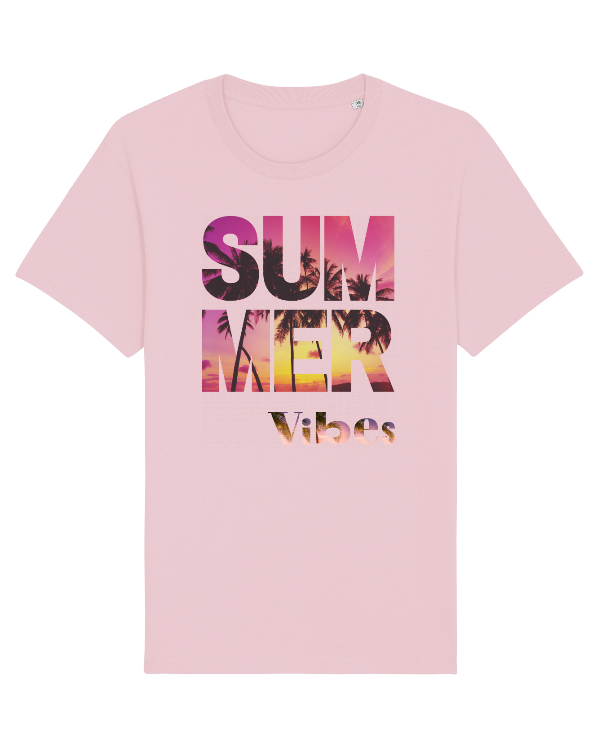 Tricou mânecă scurtă Unisex Rocker Cotton Pink