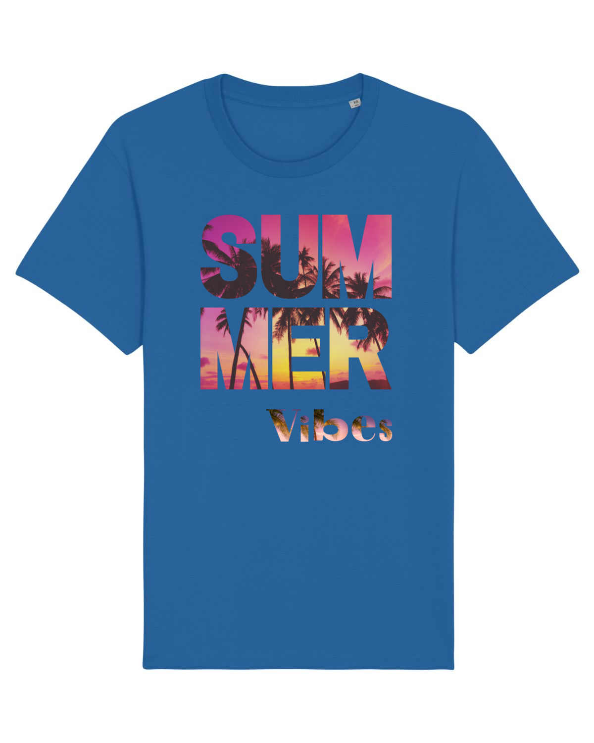 Tricou mânecă scurtă Unisex Rocker Royal Blue