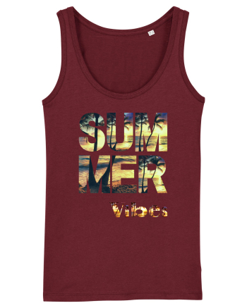 Summer Vibes  Burgundy