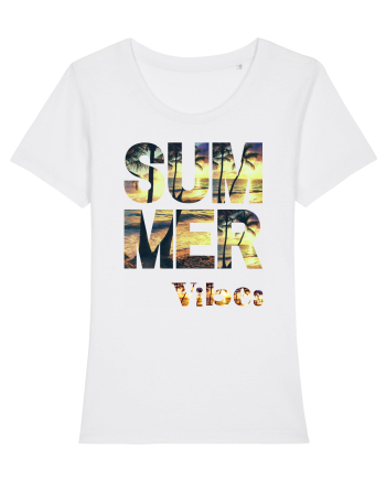 Summer Vibes  White