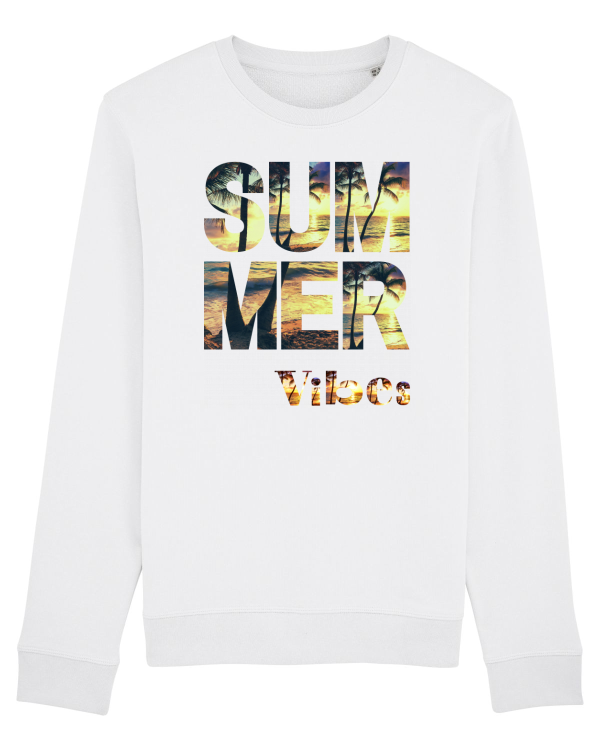 Bluză mânecă lungă Unisex Rise White