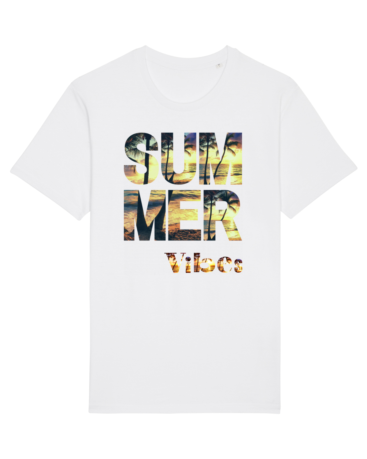 Tricou mânecă scurtă Unisex Rocker White