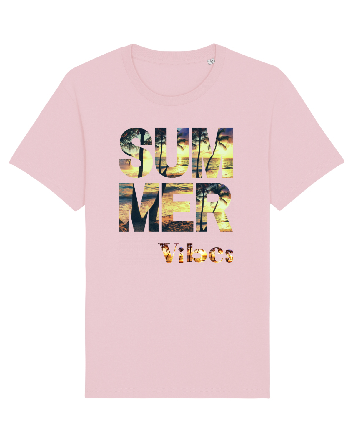 Tricou mânecă scurtă Unisex Rocker Cotton Pink