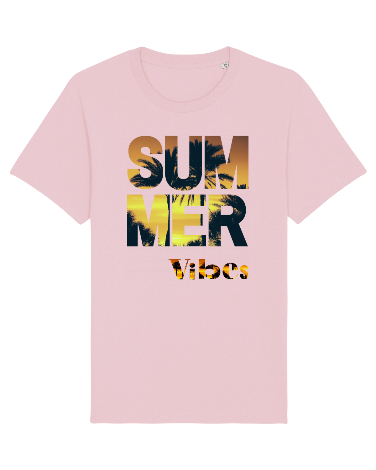 Tricou mânecă scurtă Unisex Rocker Cotton Pink
