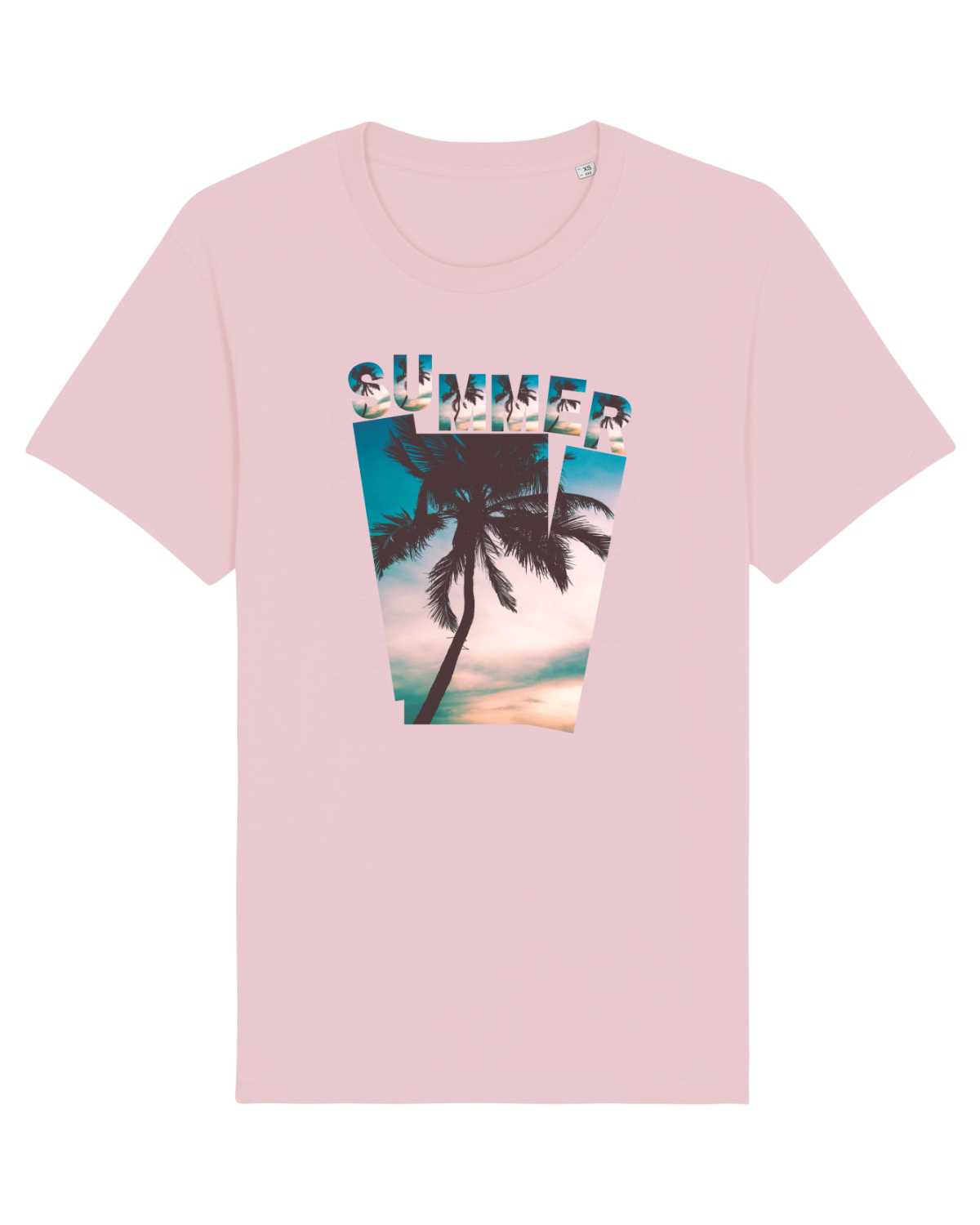 Tricou mânecă scurtă Unisex Rocker Cotton Pink