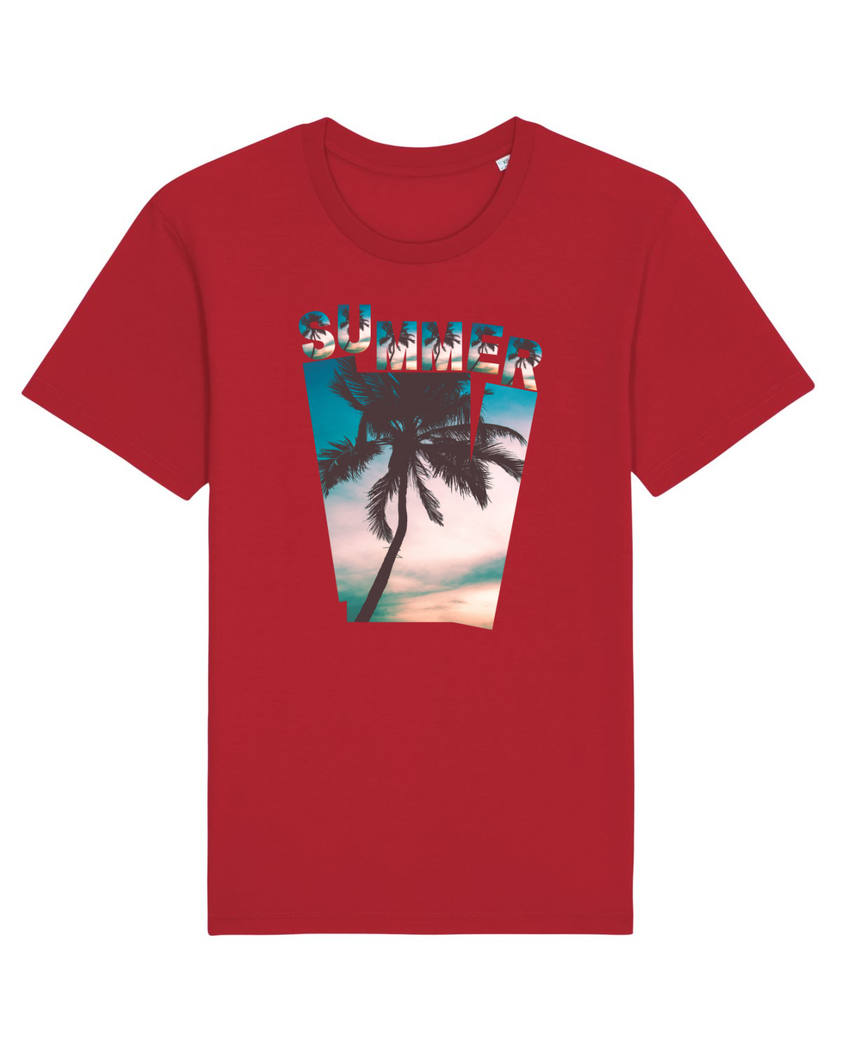 Tricou mânecă scurtă Unisex Rocker Red