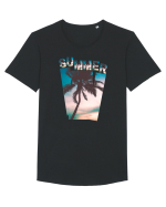 Summer Vibes  Tricou mânecă scurtă guler larg Bărbat Skater