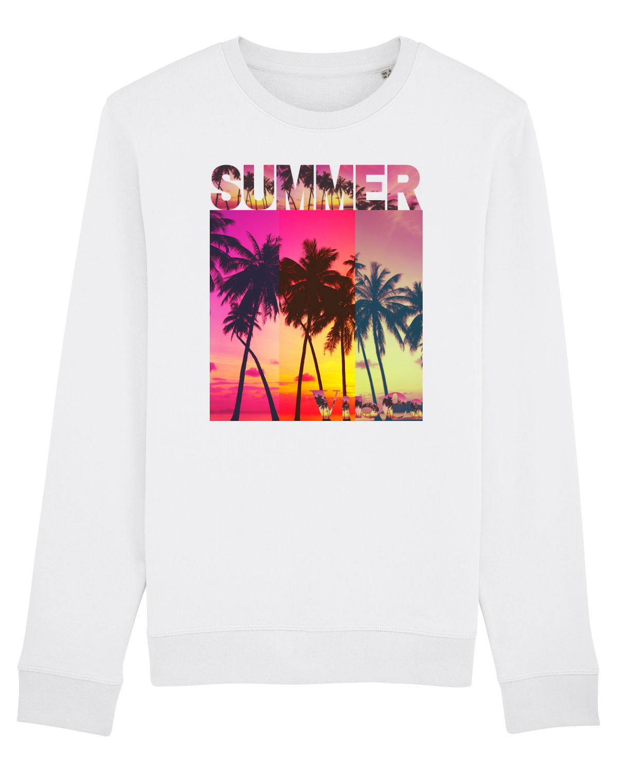 Bluză mânecă lungă Unisex Rise White