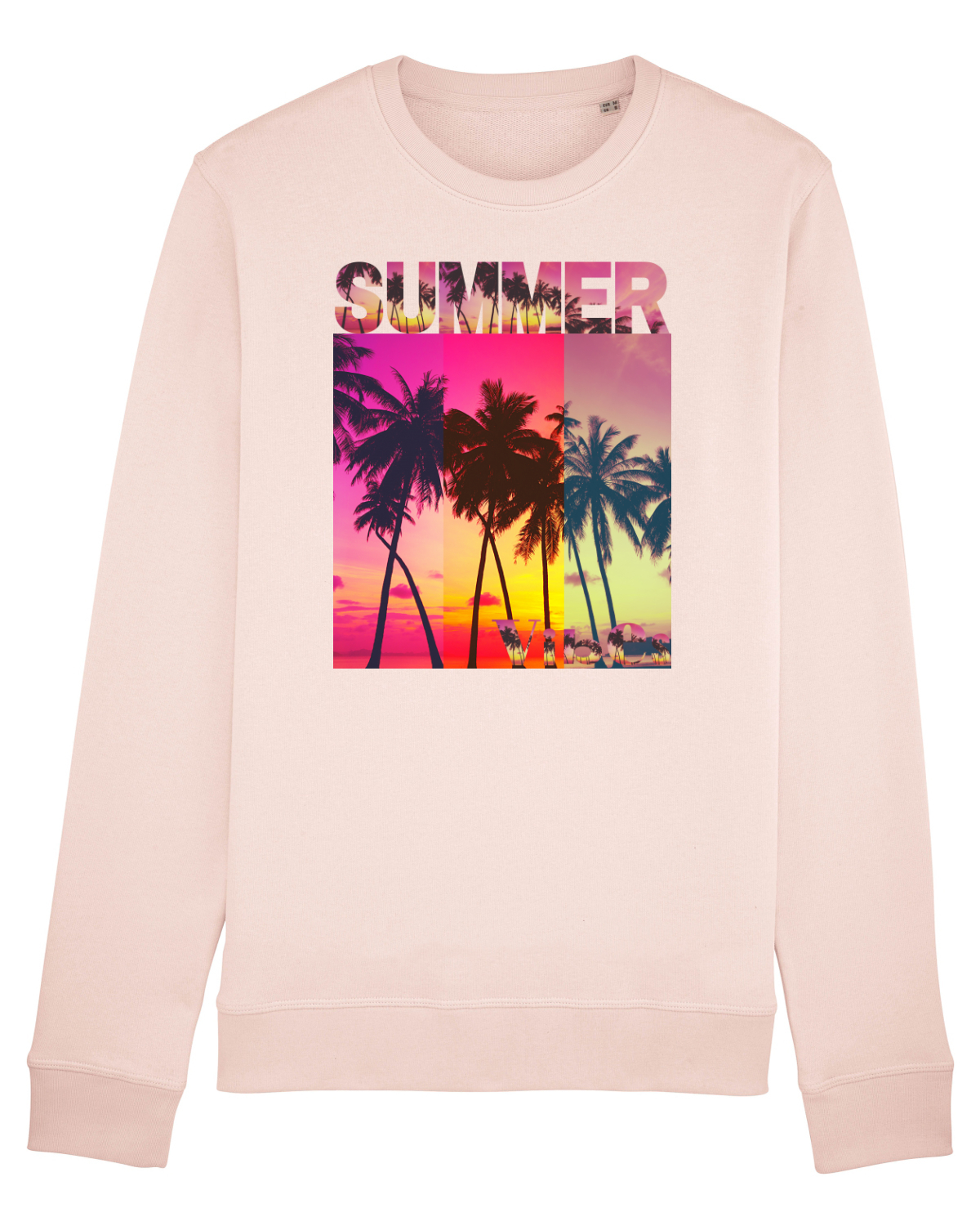 Bluză mânecă lungă Unisex Rise Candy Pink