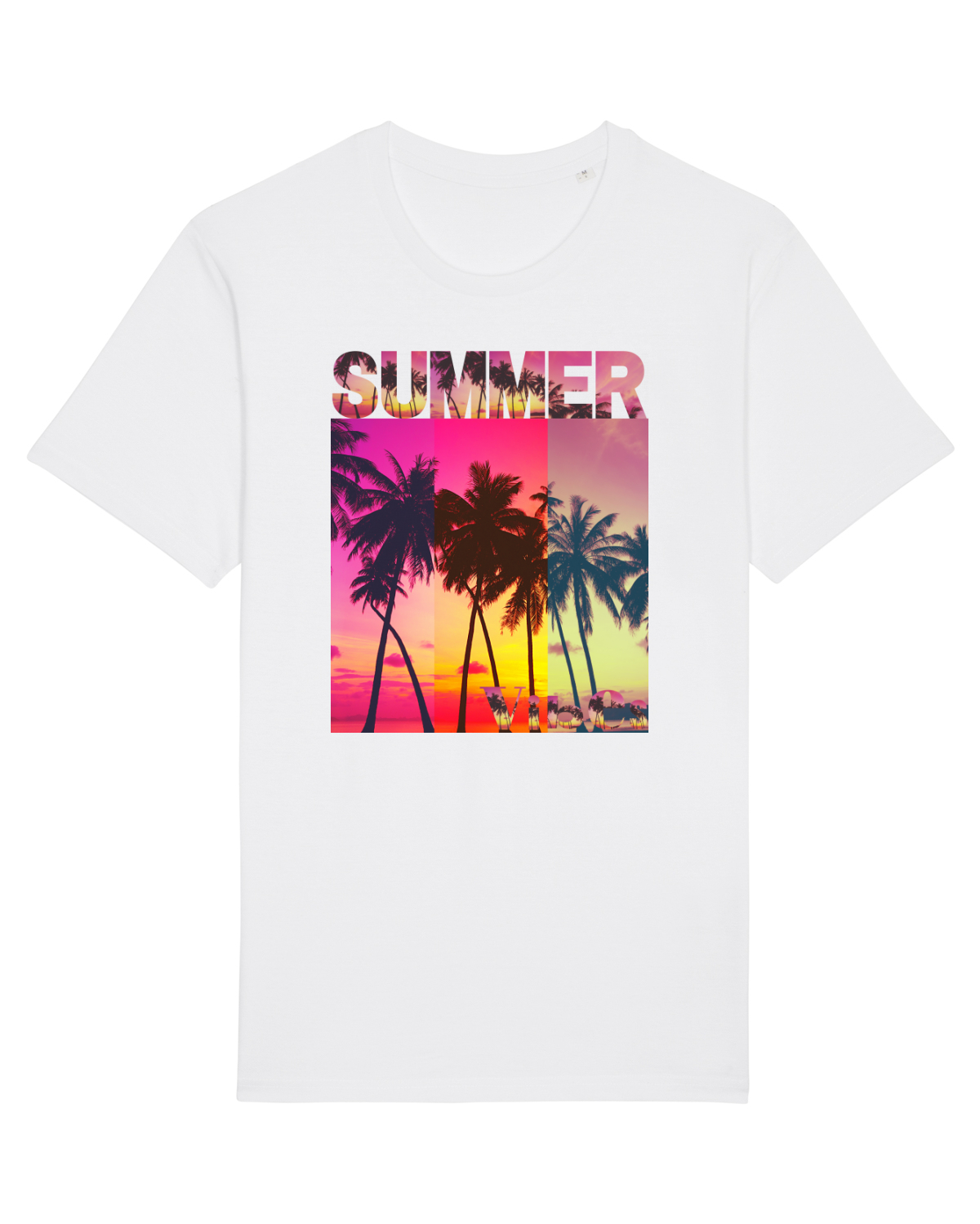 Tricou mânecă scurtă Unisex Rocker White