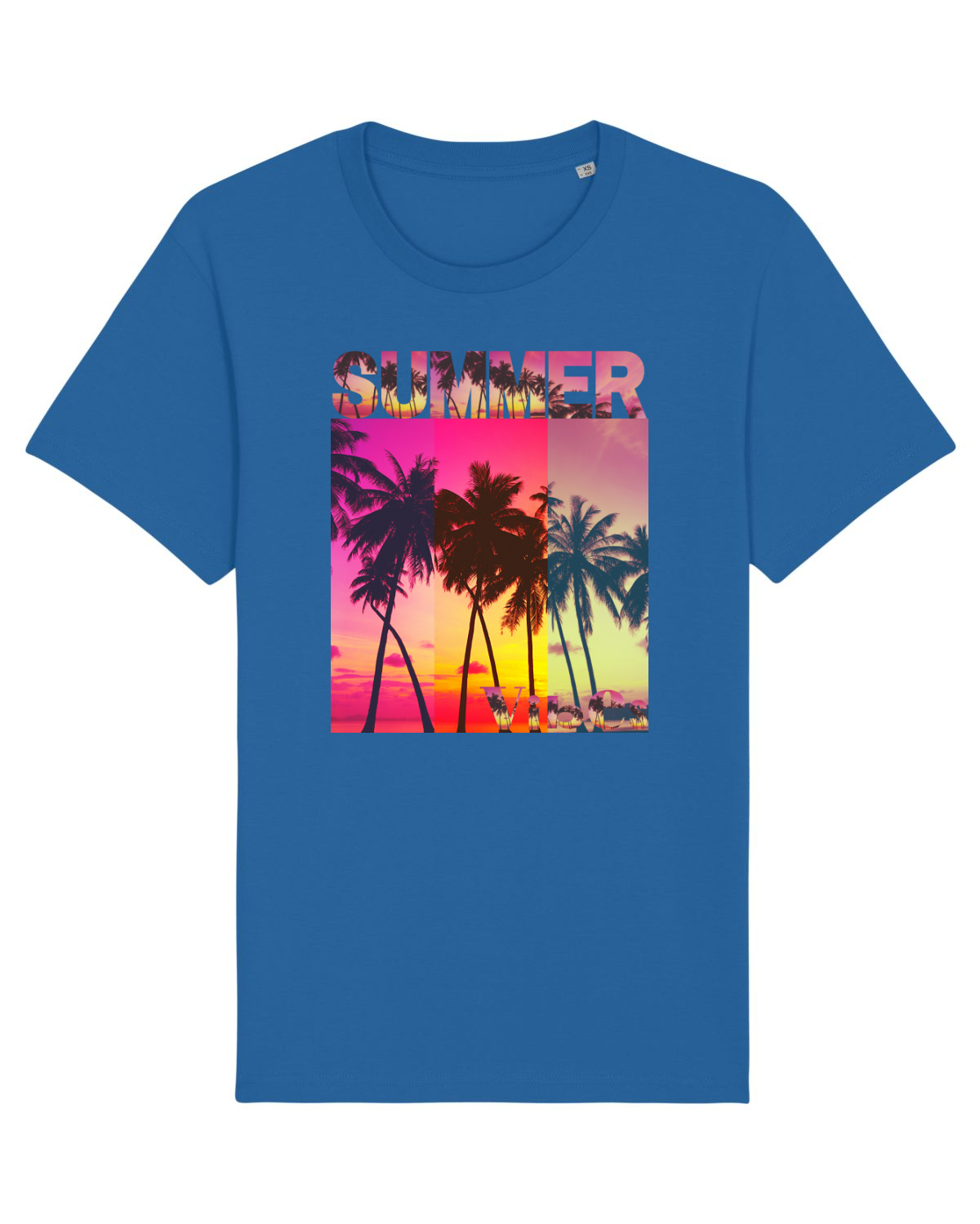 Tricou mânecă scurtă Unisex Rocker Royal Blue