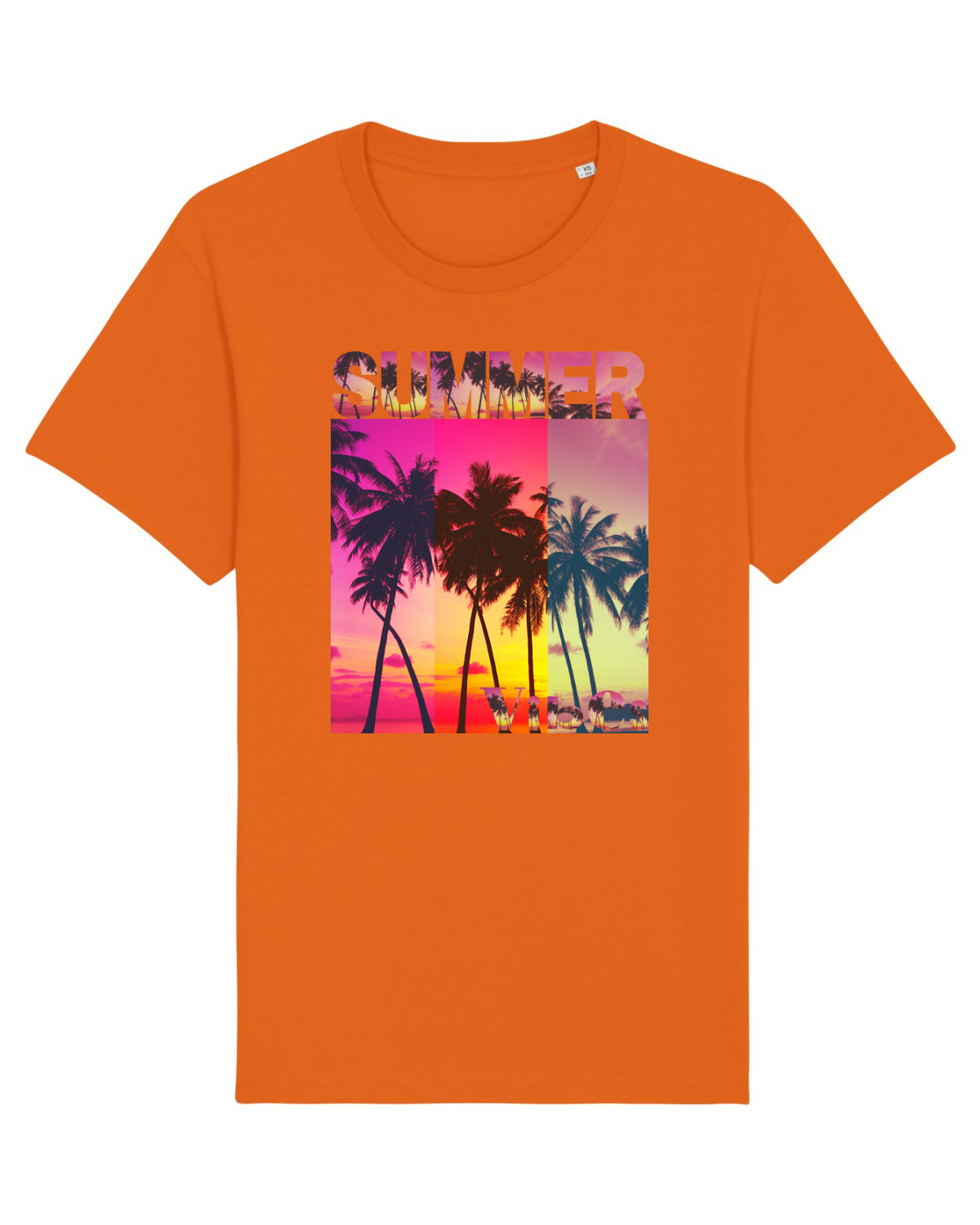 Tricou mânecă scurtă Unisex Rocker Bright Orange
