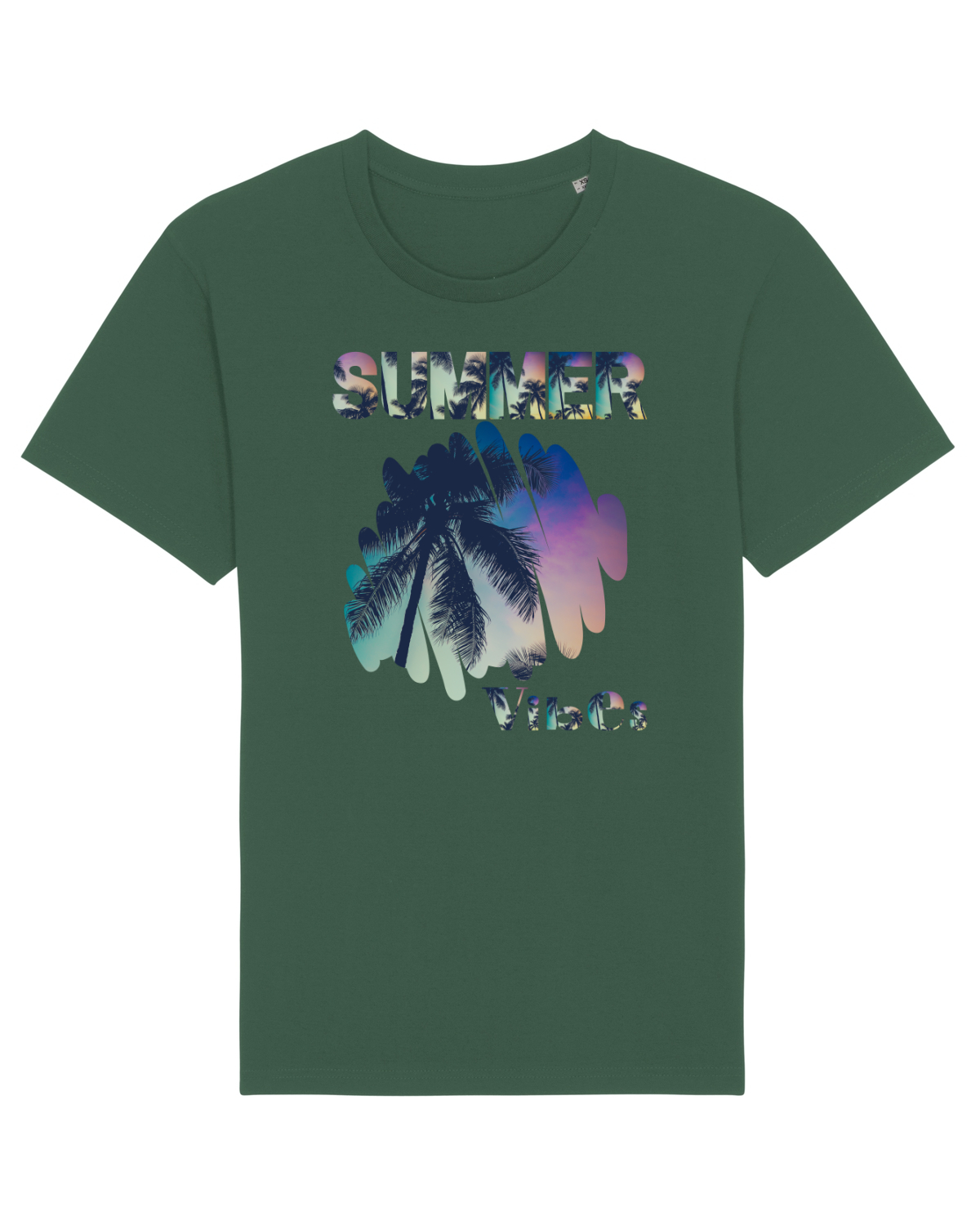 Tricou mânecă scurtă Unisex Rocker Bottle Green