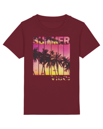 Summer Vibes  Burgundy