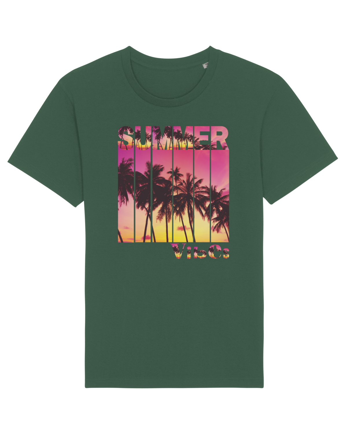 Tricou mânecă scurtă Unisex Rocker Bottle Green
