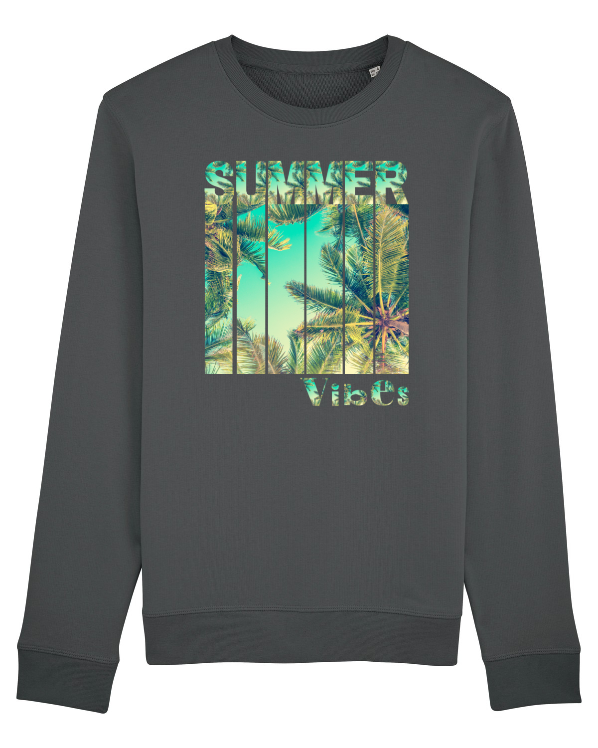 Bluză mânecă lungă Unisex Rise Anthracite