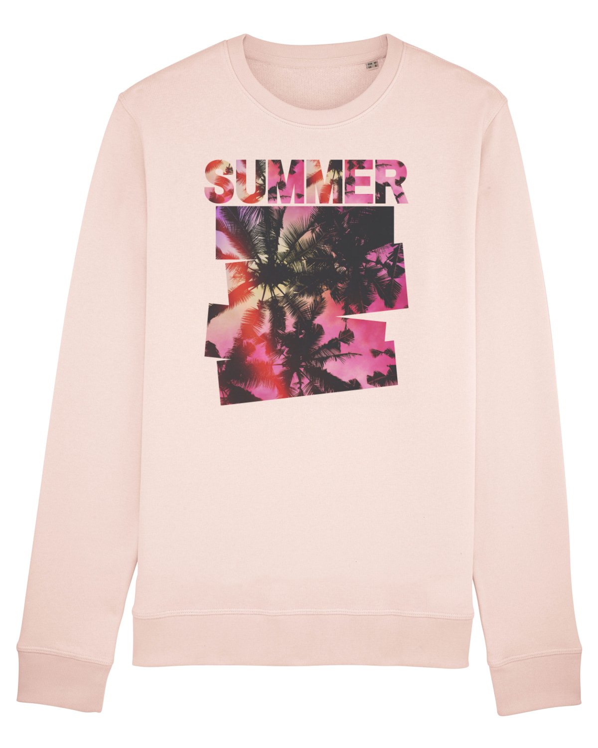 Bluză mânecă lungă Unisex Rise Candy Pink