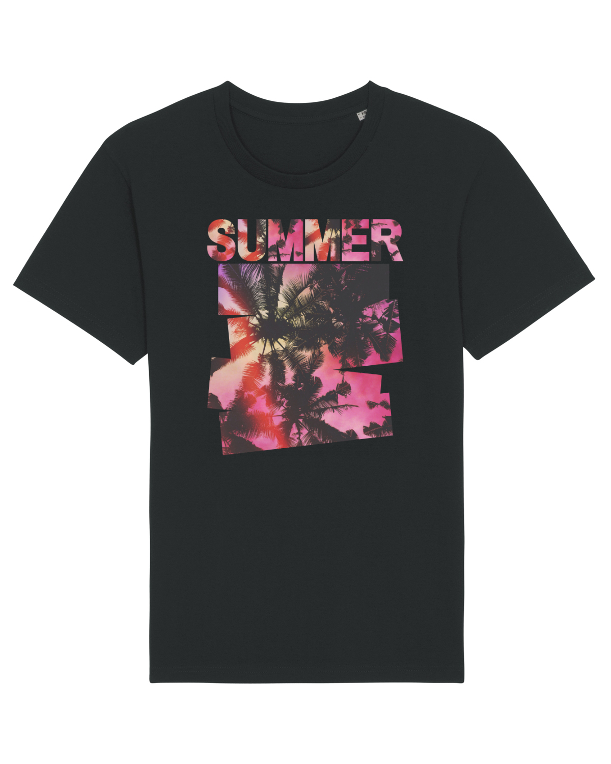Tricou mânecă scurtă Unisex Rocker Black