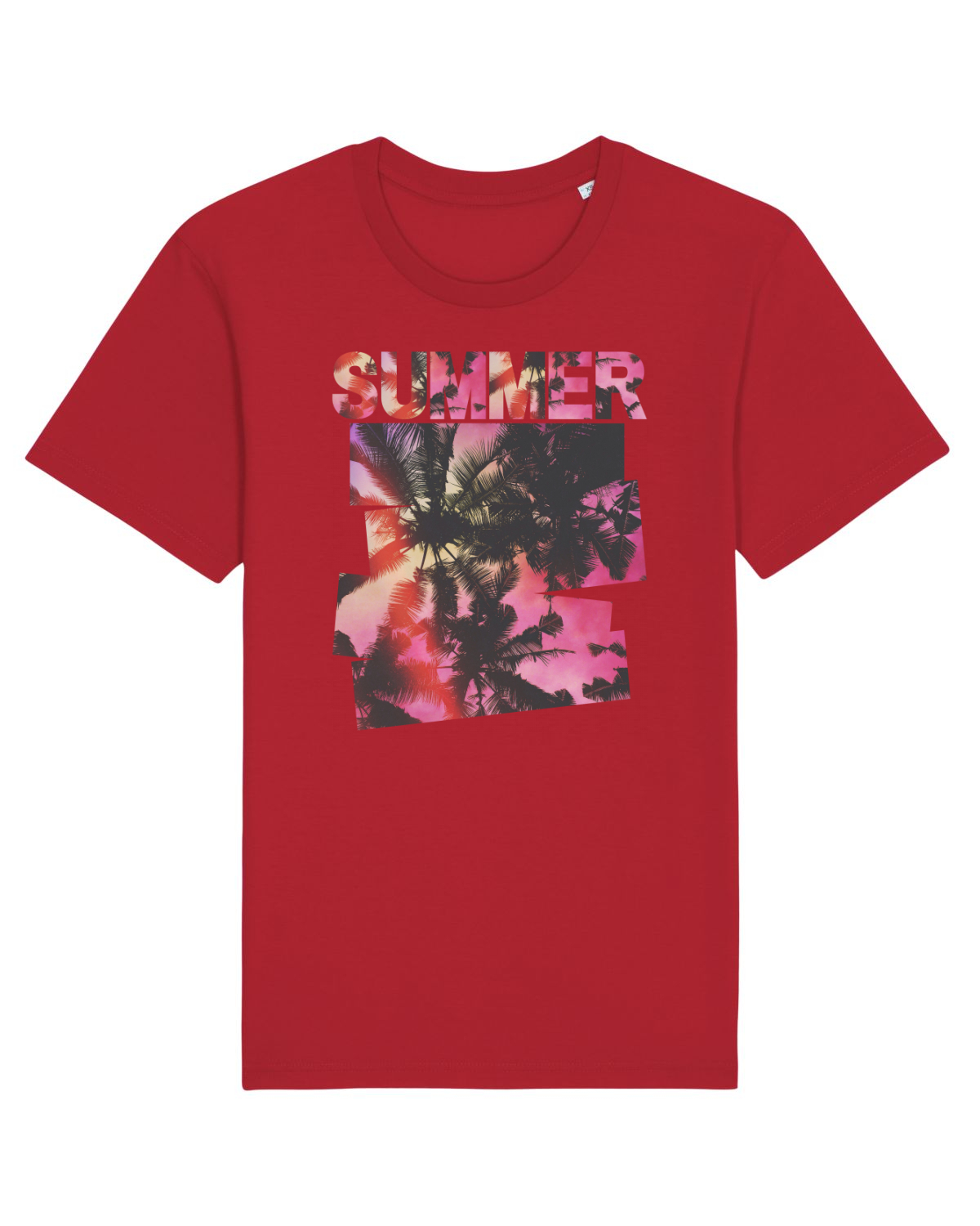 Tricou mânecă scurtă Unisex Rocker Red