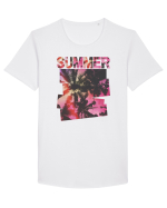 Summer Vibes  Tricou mânecă scurtă guler larg Bărbat Skater
