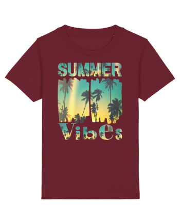 Summer Vibes  Burgundy