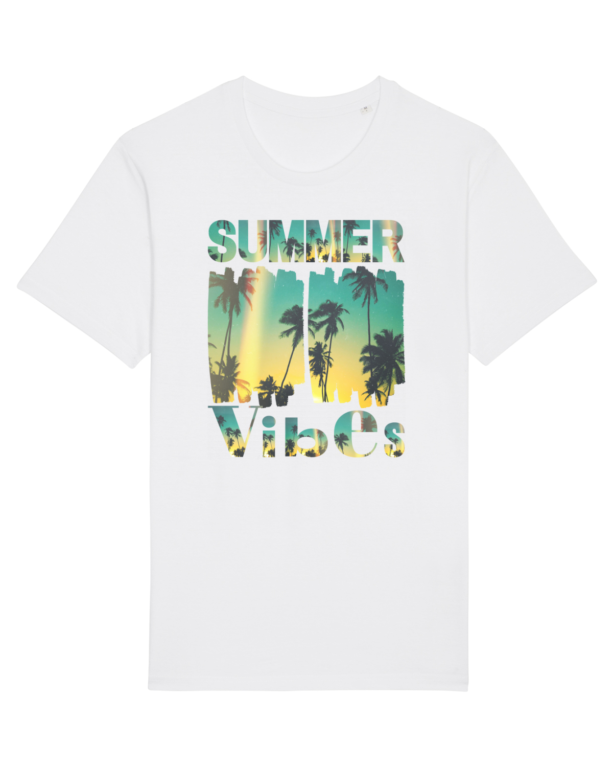 Tricou mânecă scurtă Unisex Rocker White