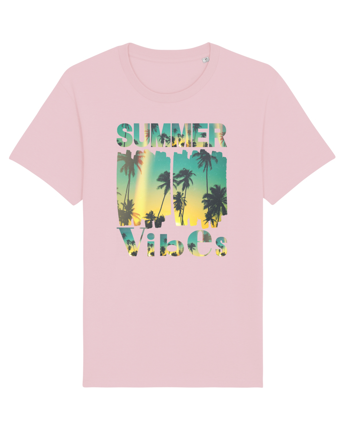 Tricou mânecă scurtă Unisex Rocker Cotton Pink