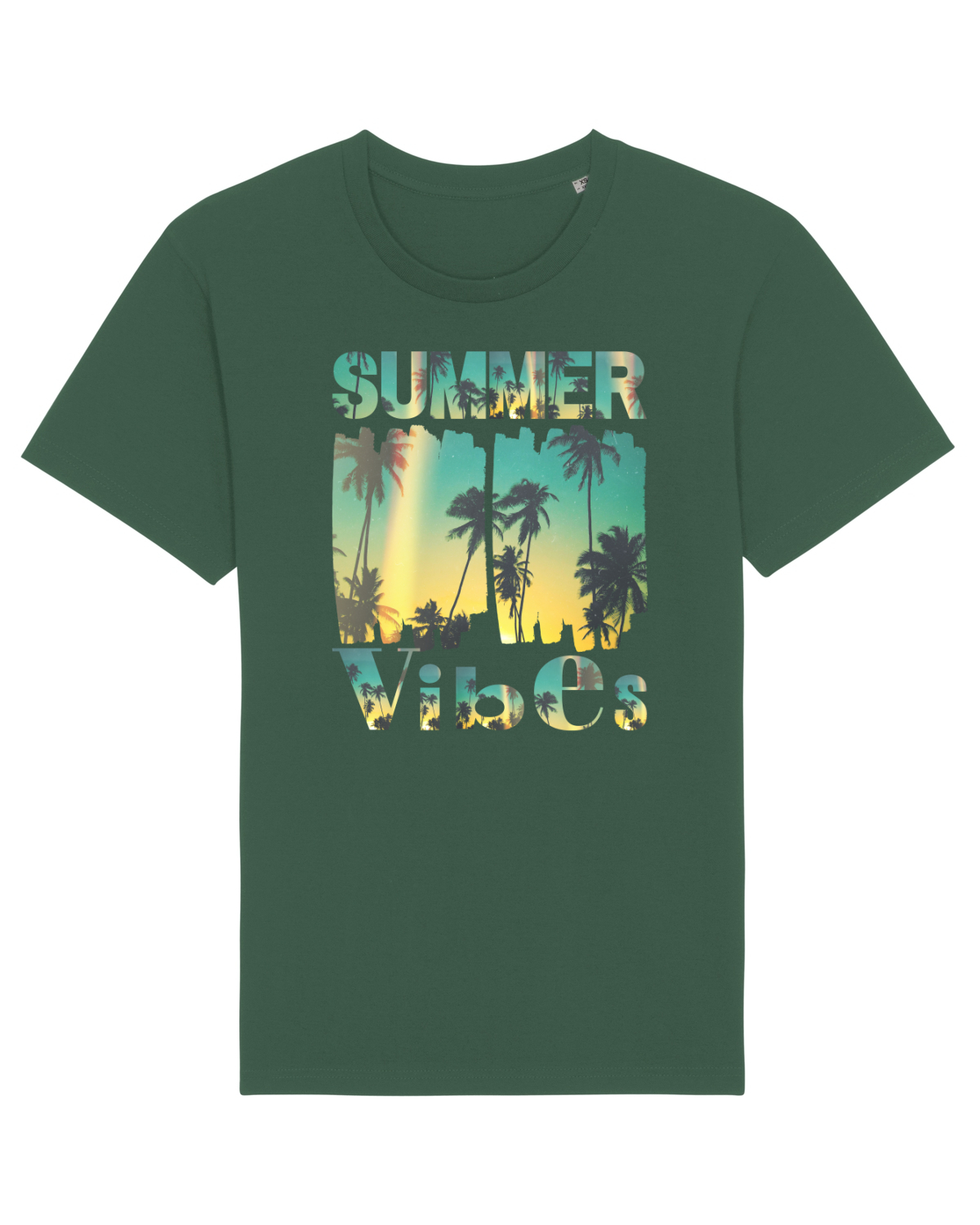 Tricou mânecă scurtă Unisex Rocker Bottle Green