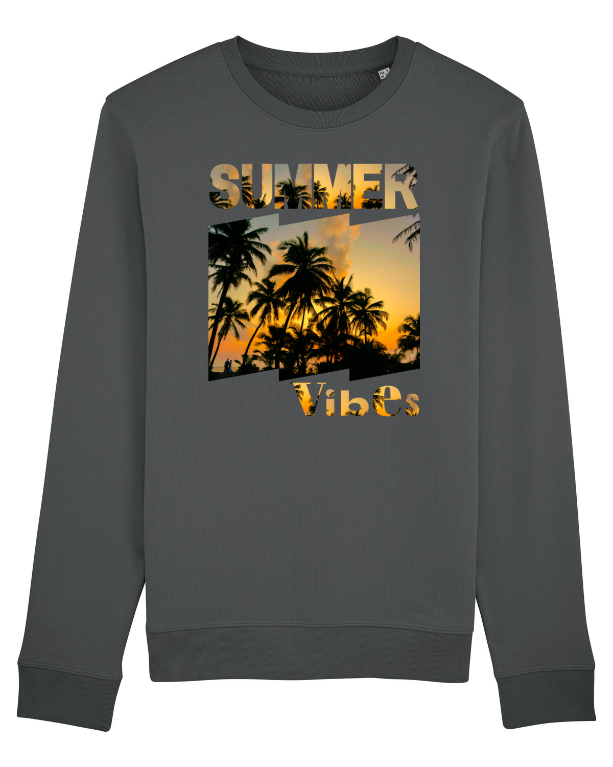 Bluză mânecă lungă Unisex Rise Anthracite