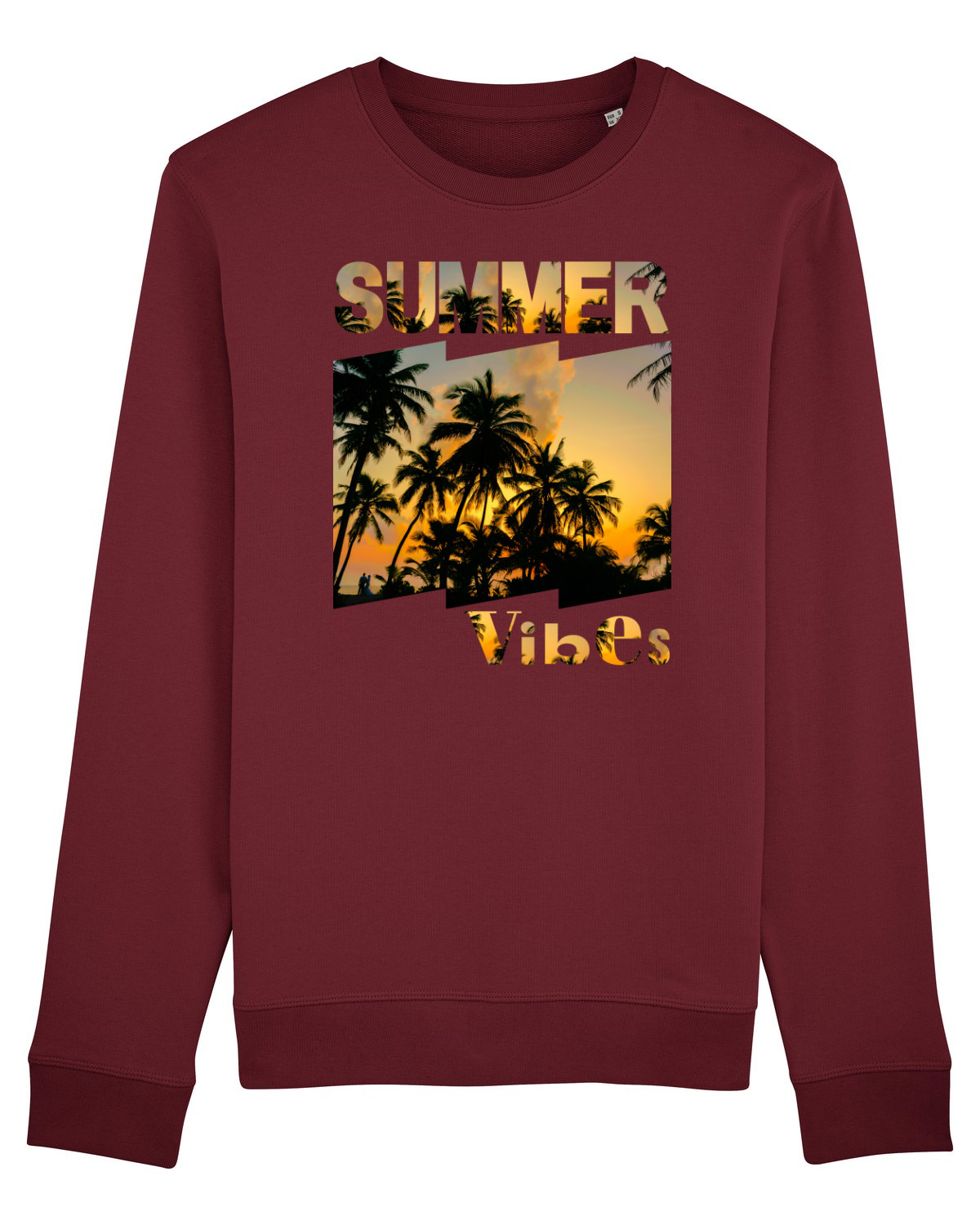 Bluză mânecă lungă Unisex Rise Burgundy