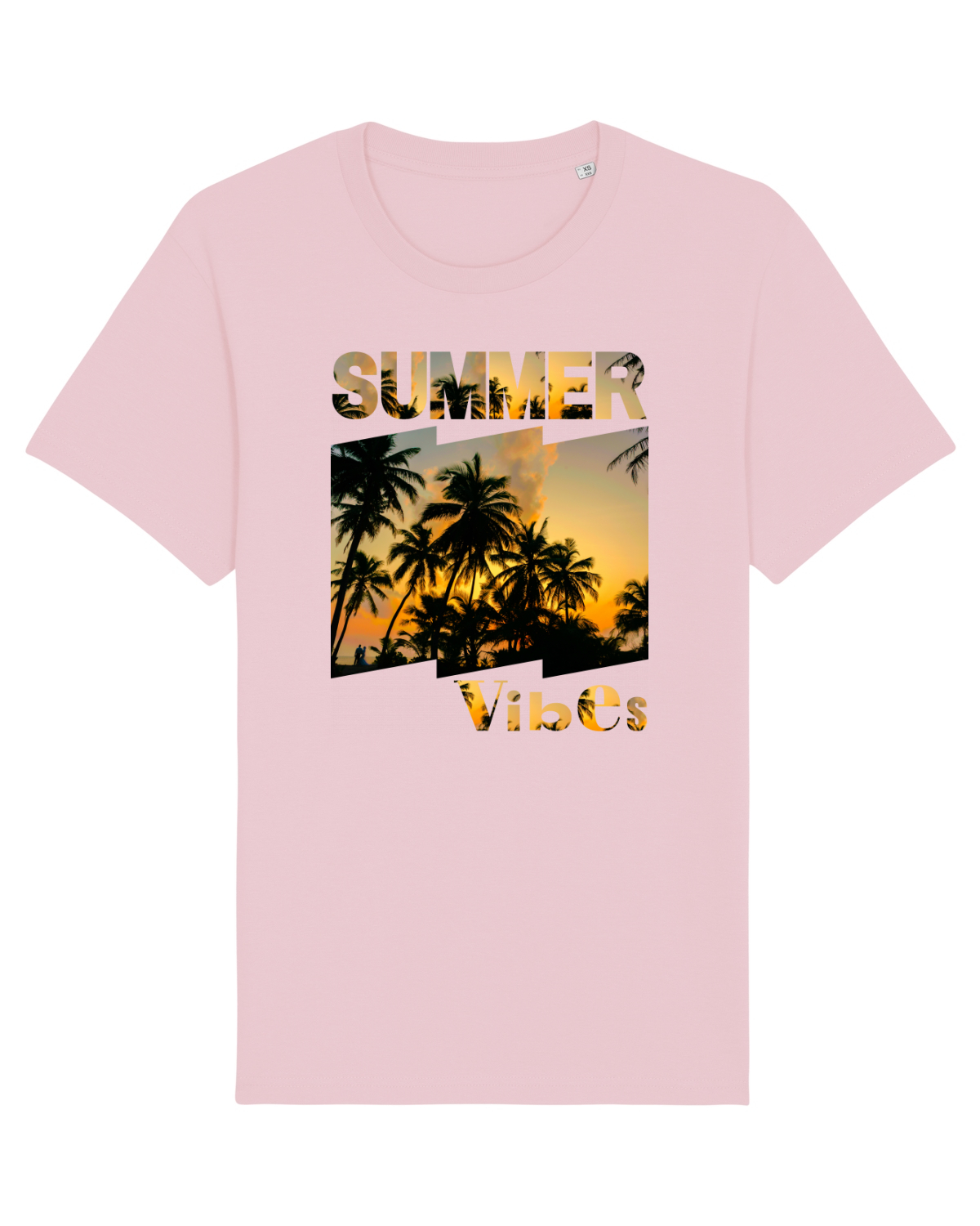 Tricou mânecă scurtă Unisex Rocker Cotton Pink