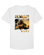 Summer Vibes  Tricou mânecă scurtă guler larg Bărbat Skater